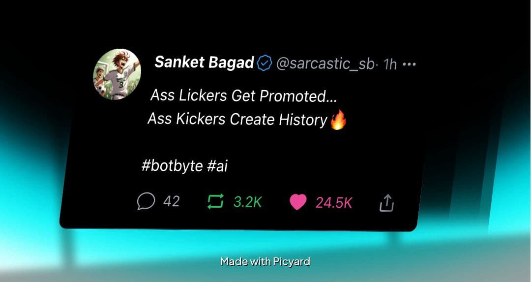 Sanket Bagad Quoting BotByte AI